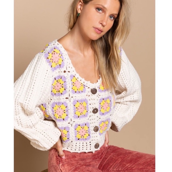 Soft Chenille Button-Up Cardigan Sweater - Picture 7 of 7